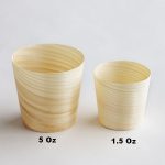 mini wood cup