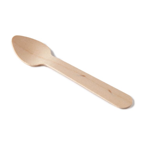 wooden tasting spoon