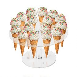 Acrylic cone stand